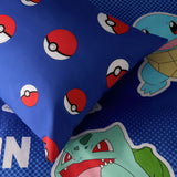 Pokémon Powerful Blue Kids Bedding Set - Double
