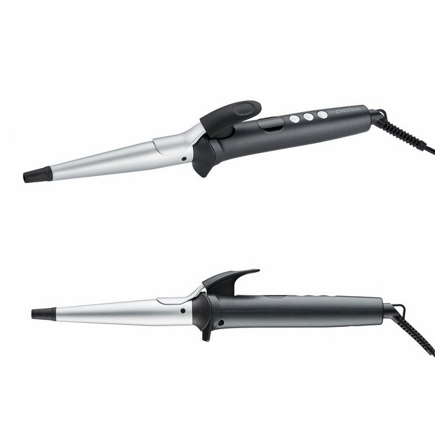 Everlux LED hair wand with ceramic barrel (British brand)