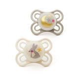 MAM Perfect Night soother for babies 0-6 months, 2 pack (British brand)