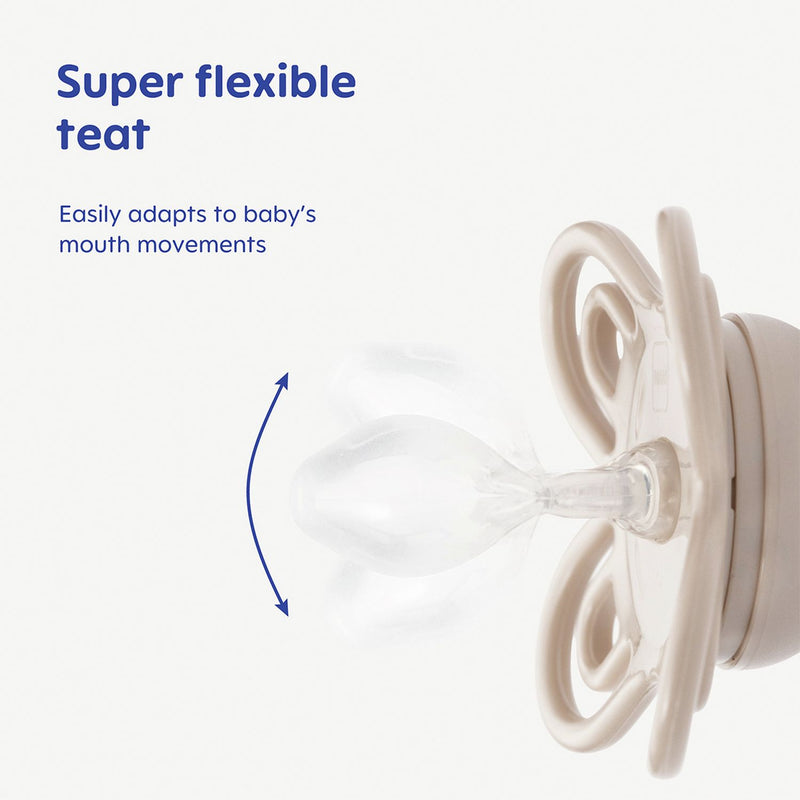 MAM Perfect Night soother for babies 0-6 months, 2 pack (British brand)