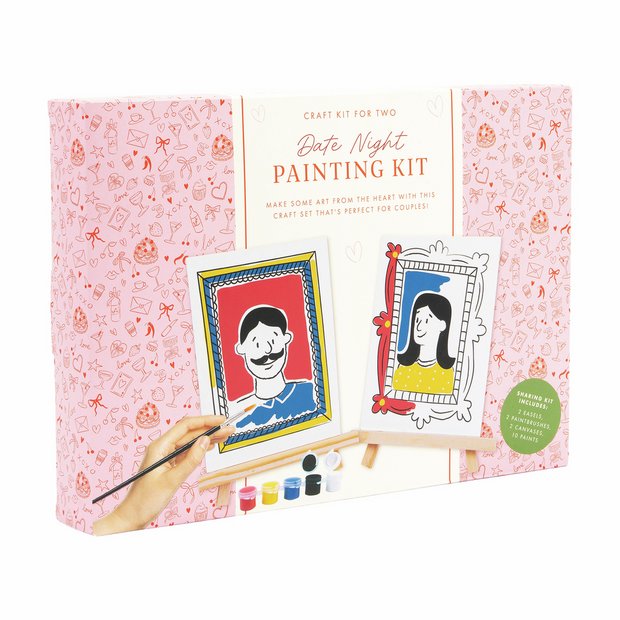 Professor Puzzle date night painting kit, UK version