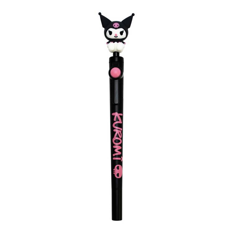 Sanrio Kuromi Fidget Pen with figurine, UK version