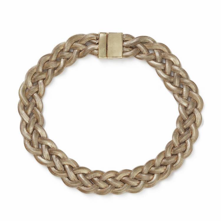 Freedom gold snake chain necklace 40cm (British brand)