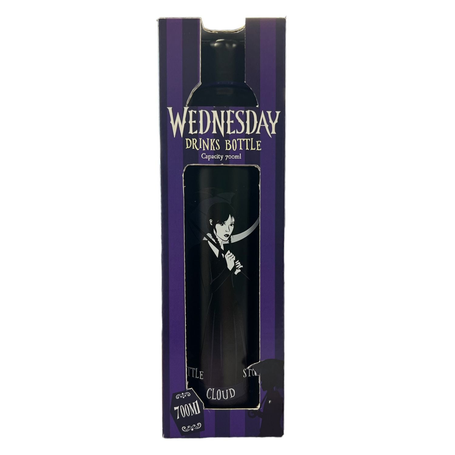 Wednesday stainless steel water bottle 700ml (British brand)