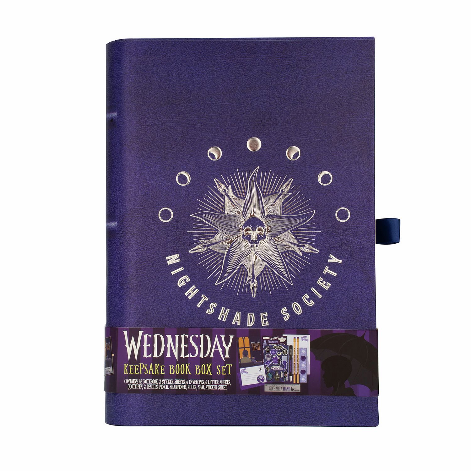 Wednesday Nightshade Keepsake Box, size H29.7x21x5.5cm, imported from the UK