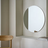 Habitat silver round wall mirror 80x80cm, UK version