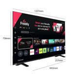 Toshiba 55 inch QLED Smart 4K TV, UK version