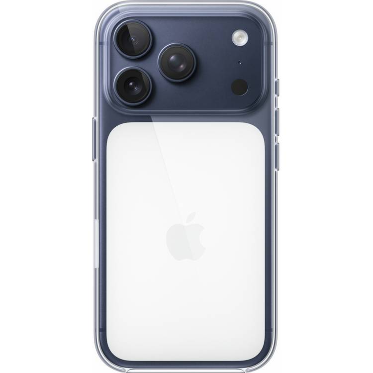 Apple clear MagSafe phone case for iPhone 17 Pro (British brand)