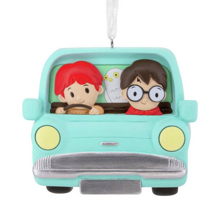 Hallmark Harry Potter flying car ornament - British product