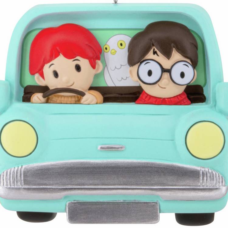 Hallmark Harry Potter flying car ornament - British product