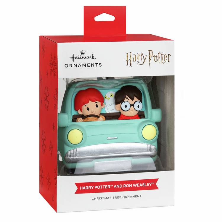 Hallmark Harry Potter flying car ornament - British product