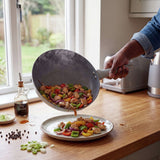 Russell Hobbs 28cm grey marble aluminium wok, imported from the UK