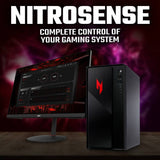 Acer Nitro N20 gaming desktop PC bundle with 24-inch monitor - British product