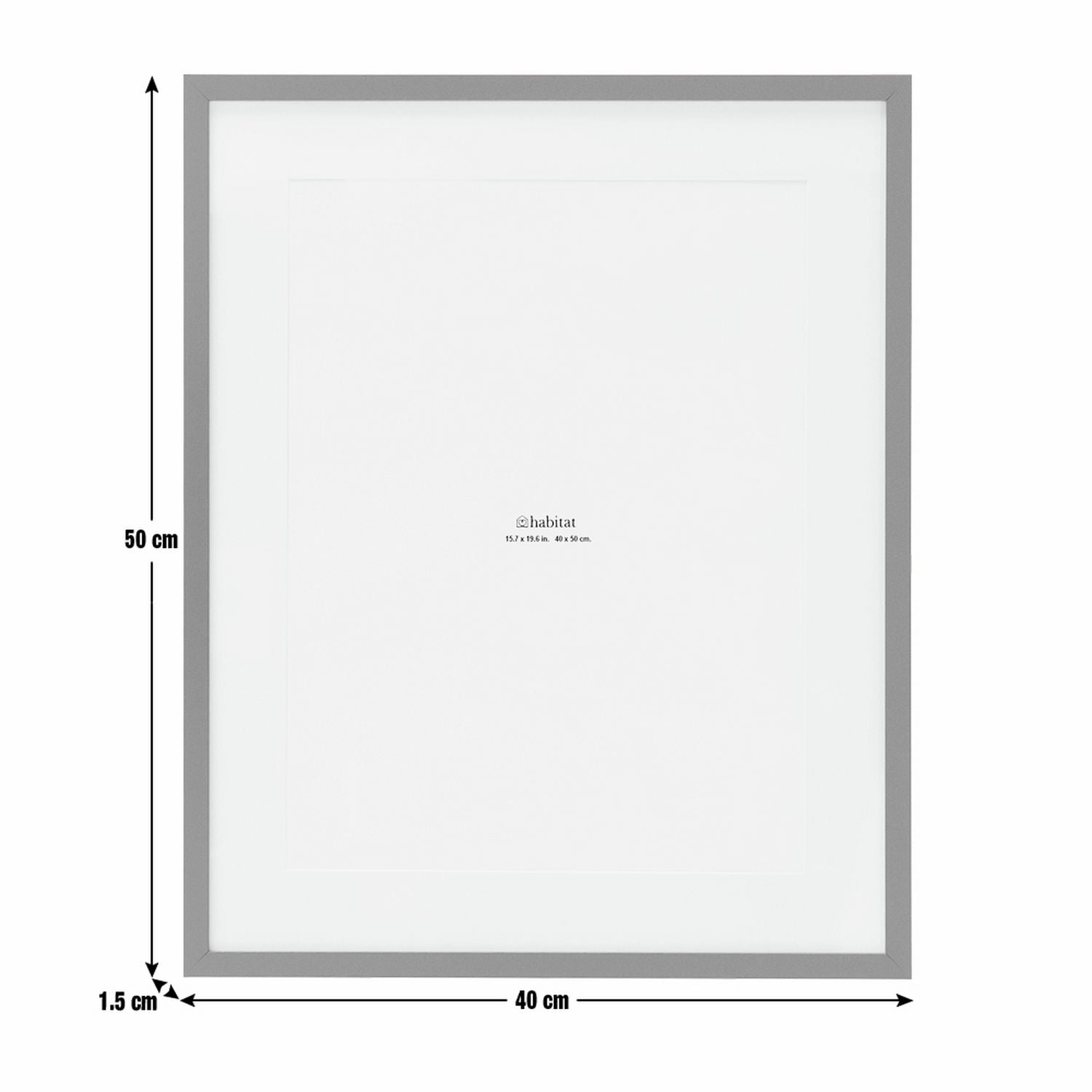 Habitat red picture frame 40x50cm (British brand)