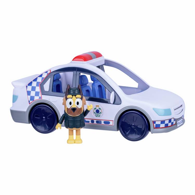 Bluey police car playset with lights and sounds (British brand)