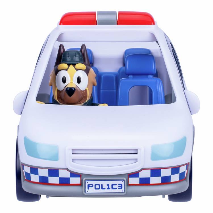 Bluey police car playset with lights and sounds (British brand)