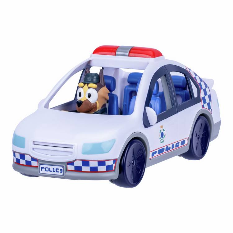 Bluey police car playset with lights and sounds (British brand)
