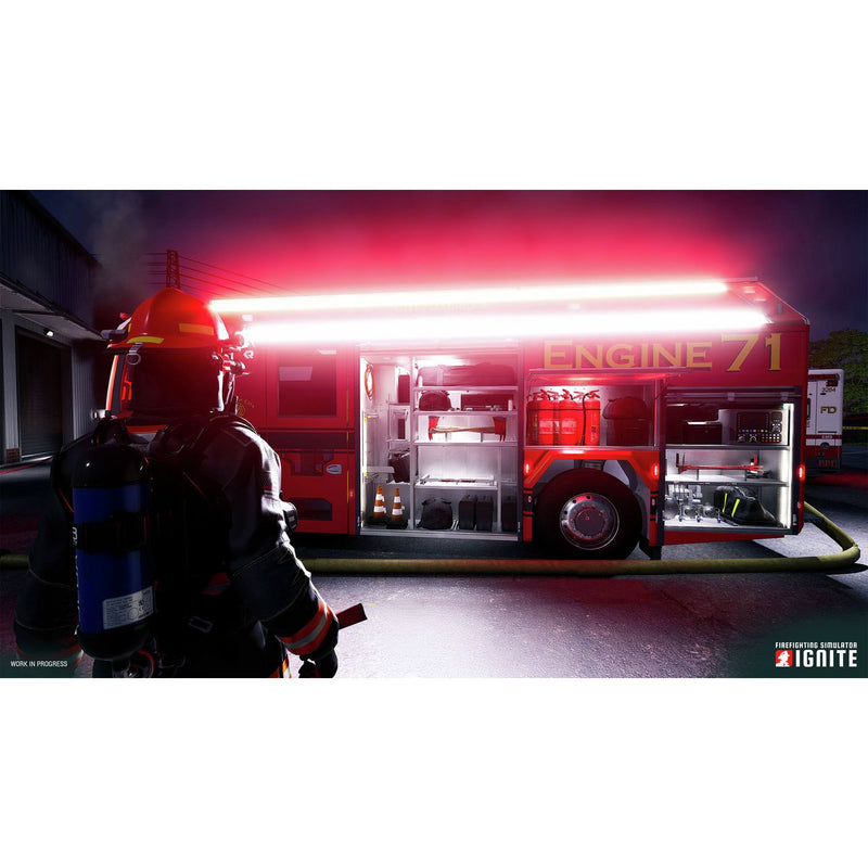 Firefighting Simulator Ignite PS5 game disc - British product