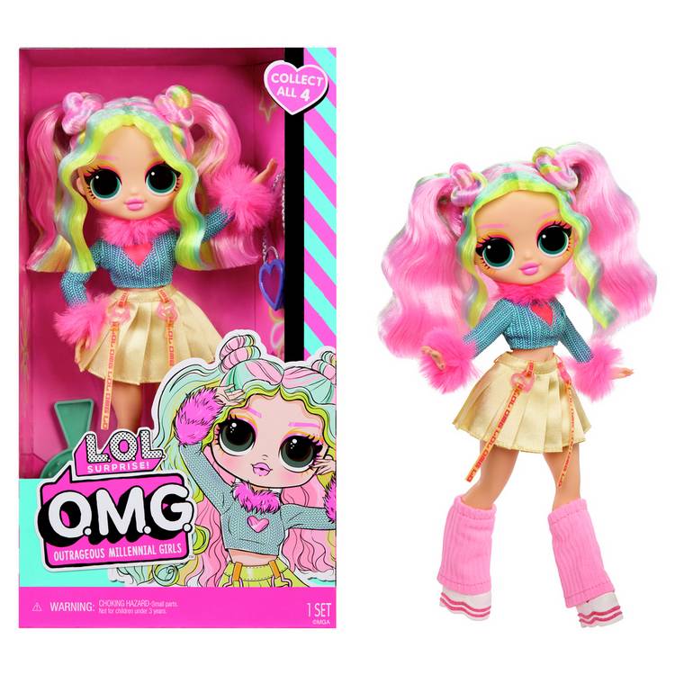 L.O.L. Surprise! OMG Bubblegum DJ fashion doll 11-inch - British product