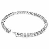 Swarovski tennis bracelet rhodium plated crystal 16.5cm (British brand)