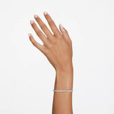 Swarovski tennis bracelet rhodium plated crystal 16.5cm (British brand)