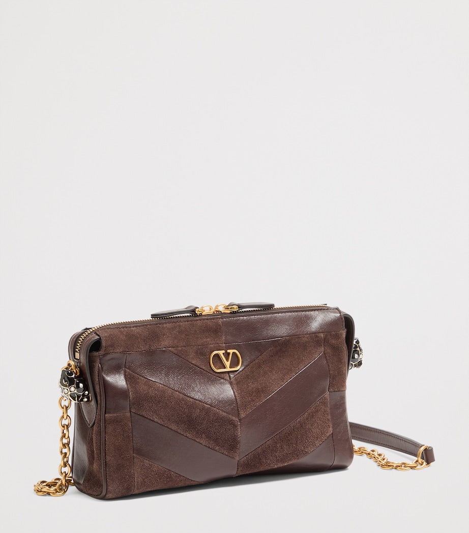 Valentino Garavani Panthea leather shoulder bag with panther heads - British product