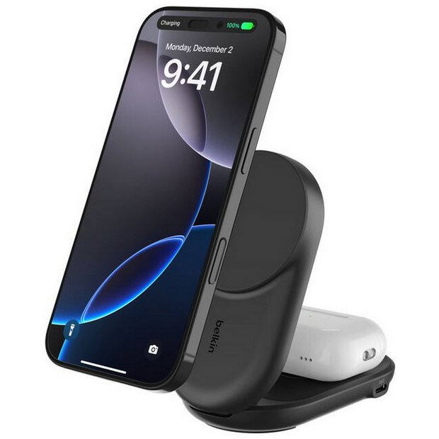 Belkin 25W Qi2 MagSafe wireless charger dock - British product