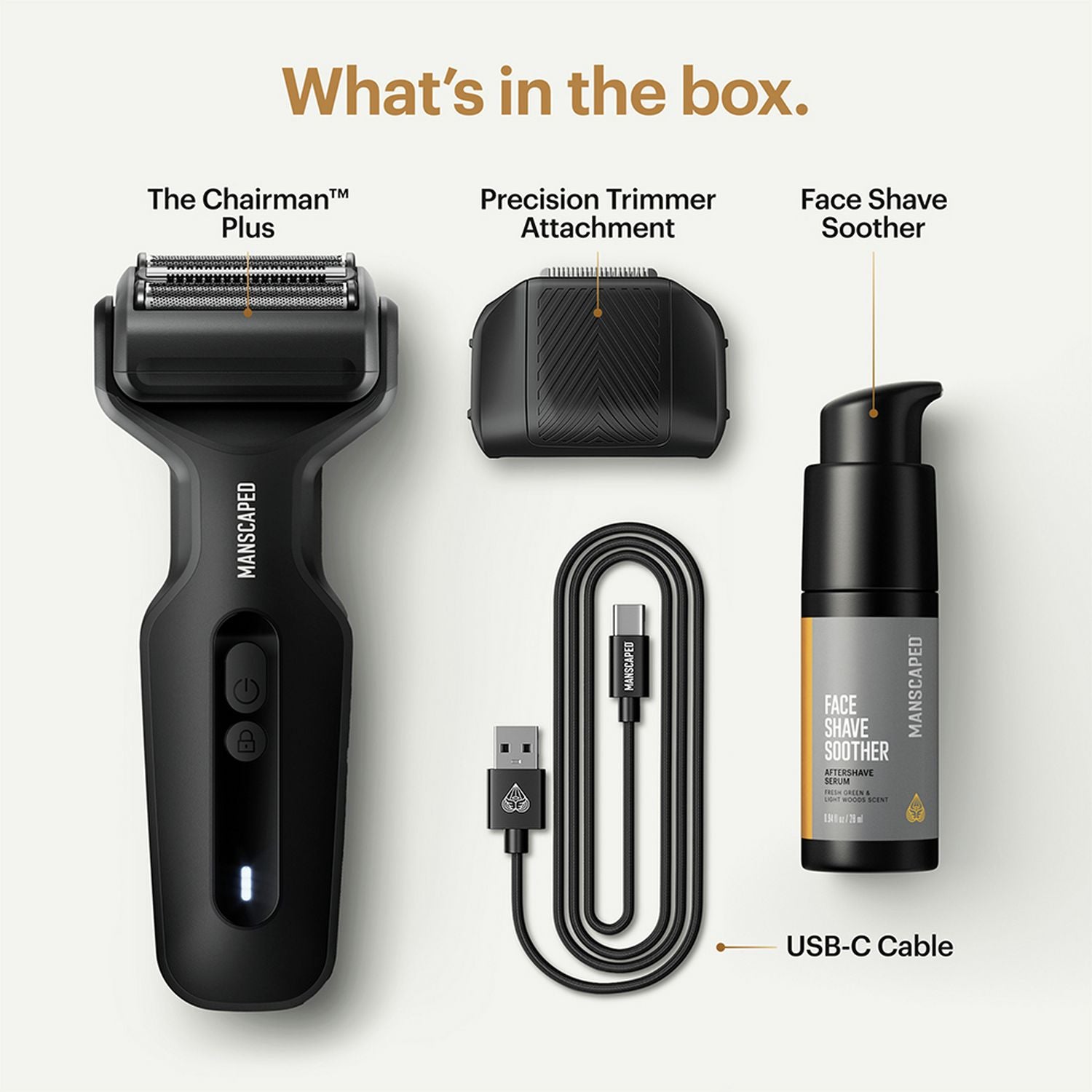 Manscaped Chairman Plus Essentials Kit (British brand)