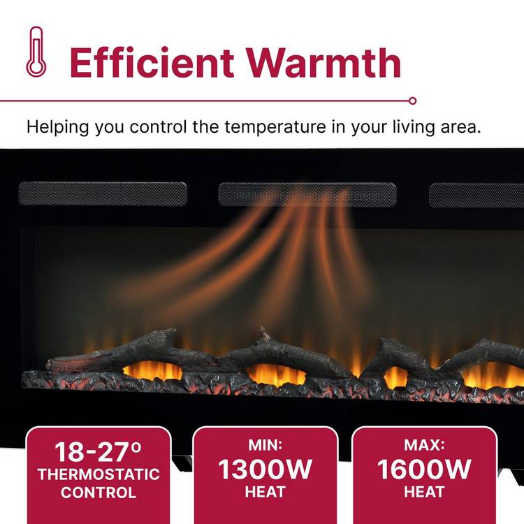 Dimplex Sierra 60-inch electric fire, UK version