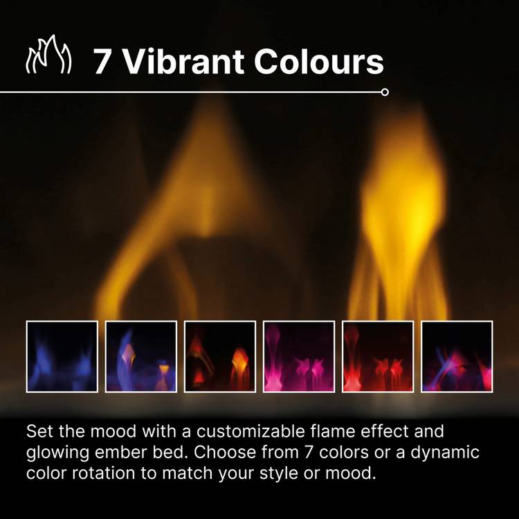 Dimplex Sierra 60-inch electric fire, UK version