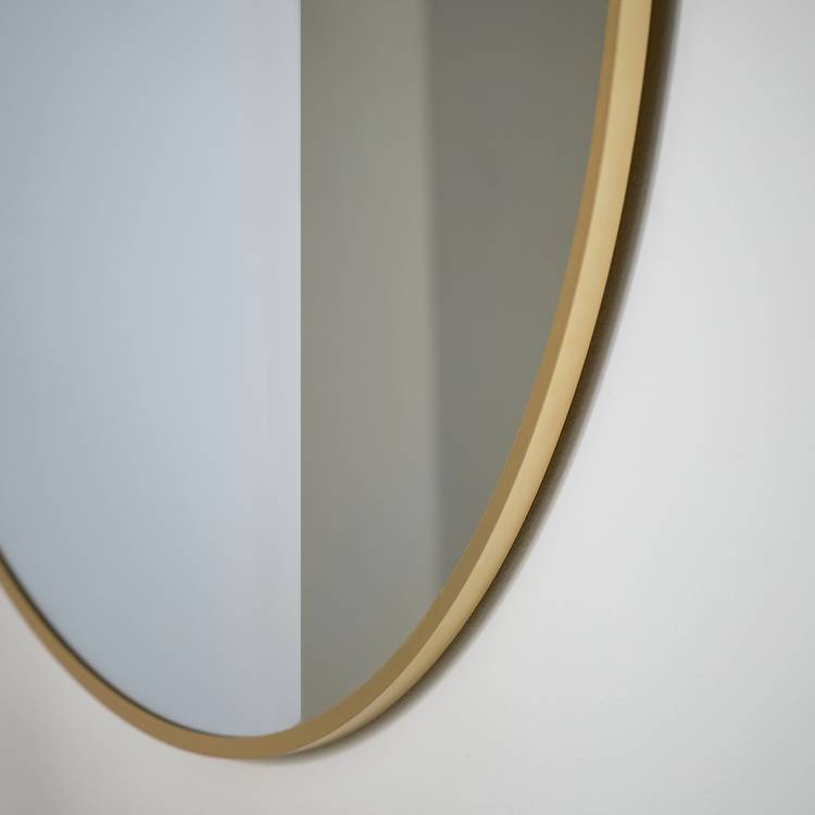 Habitat gold round wall mirror 50x50cm, UK version
