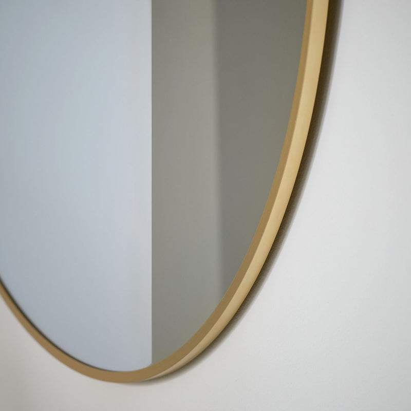 Habitat gold round wall mirror 50x50cm, UK version
