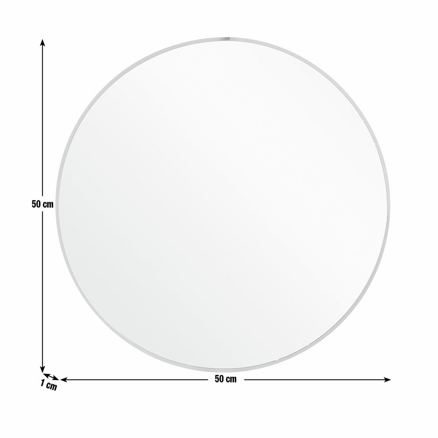 Habitat gold round wall mirror 50x50cm, UK version