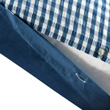 Habitat gingham seersucker navy bedding set single, imported from the UK