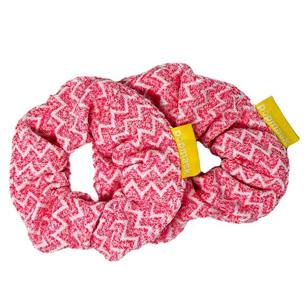 Popmask 2 Microfiber Hair Scrunchies - Pink GOODS Superdrug   