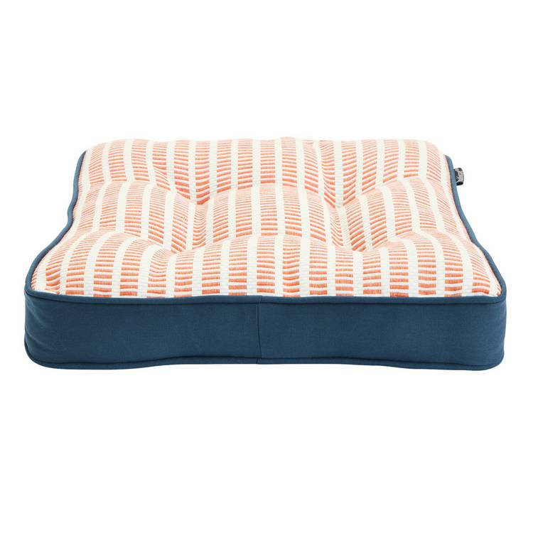 Habitat woven orange seat cushion set of 2 40x40cm - British product