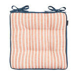 Habitat woven orange seat cushion set of 2 40x40cm - British product