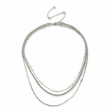 Liars & Lovers silver plated tennis chain necklace 45cm (British brand)