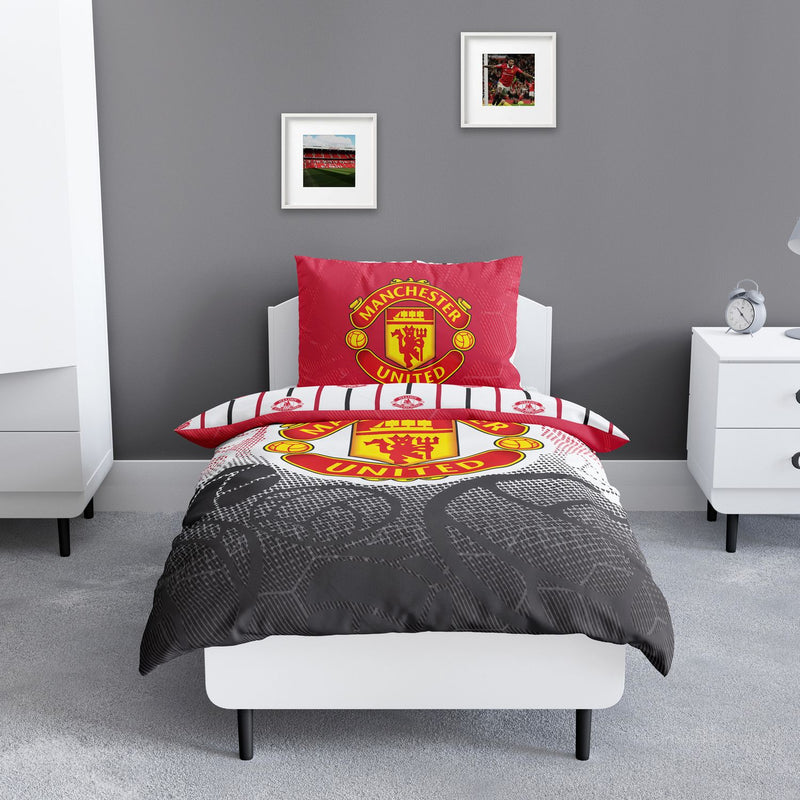 Manchester United Football Kids Bedding Set - Double