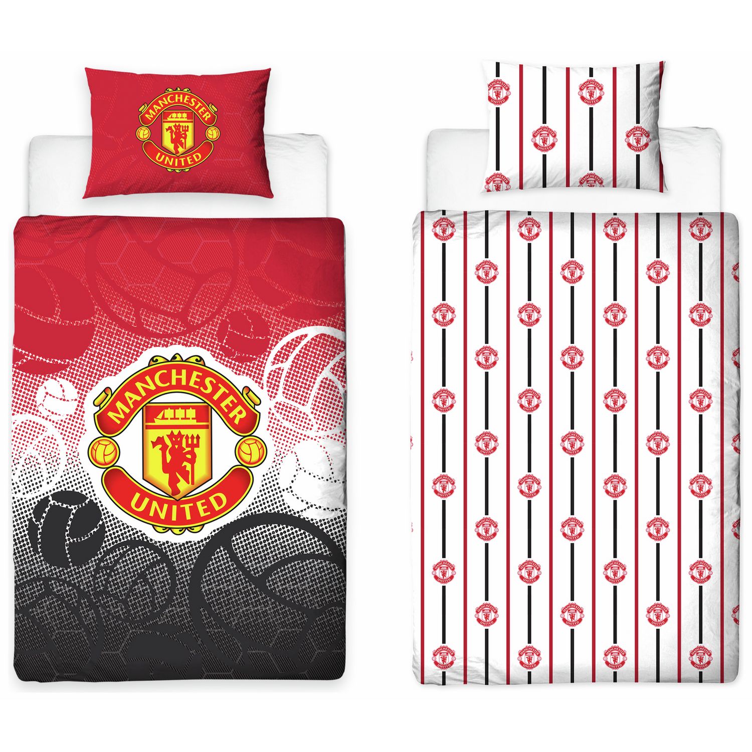 Manchester United Football Kids Bedding Set - Double