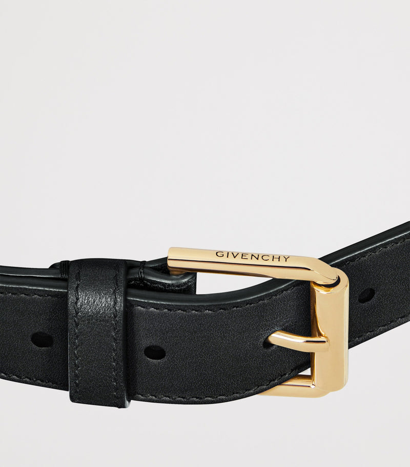 Givenchy Voyou leather belt, UK version