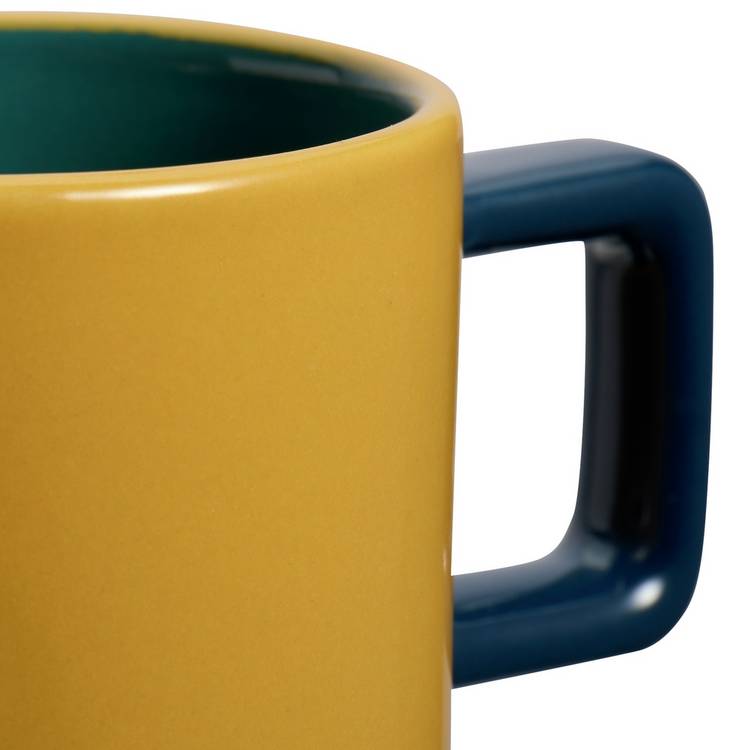 Habitat Colour Block Stacking Espresso Mugs set of 4, UK version