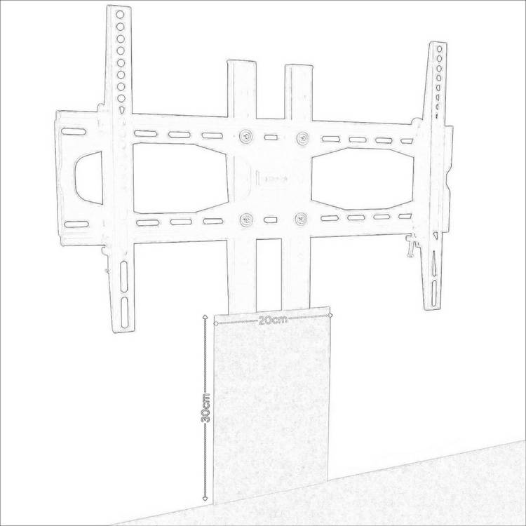 Frank Olsen Intel TV bracket grey, imported from the UK