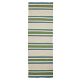Habitat stripe green flatweave runner 66x200cm (British brand)