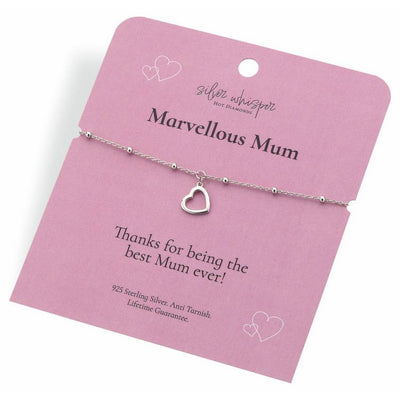 Argos Hot Diamonds Sterling Silver Marvellous Mum Charm Bracelet- Buy online at McGrocer