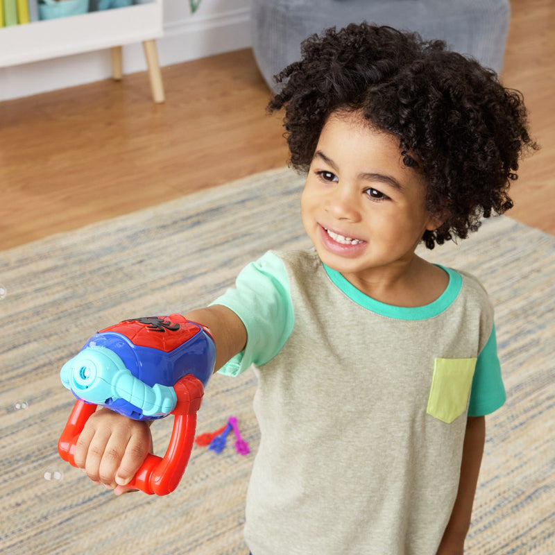 Marvel Spidey Bubble Blaster toy with bubble wands (British brand)