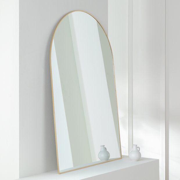 Habitat gold arch wall mirror 100x70cm - British product