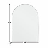 Habitat gold arch wall mirror 100x70cm - British product