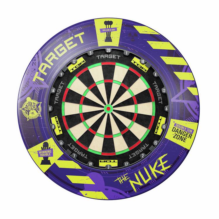 Luke Littler World Champion dartboard and surround, imported from the UK