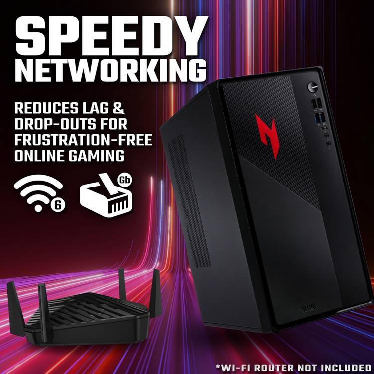 Acer Nitro 20 gaming desktop i5 16GB 512GB RTX 3050, imported from the UK